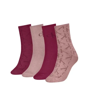 Calvin Klein Donna 4P Calzini Corti Logati