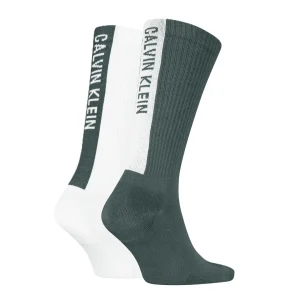 Calvin Klein Uomo Calze Alte Logo Verticale 701235977 003