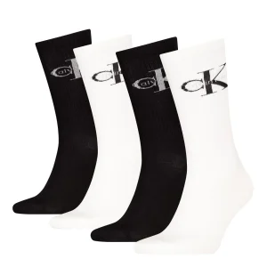 Calvin Klein Calze Uomo 4p giftbox Monogram 701235982 001