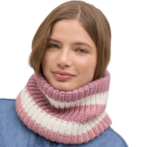 Ysabel Mora Donna Sciarpa ad Anello a Righe - 70694