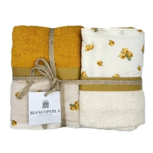 Biancoperla Set spugna 4 pezzi 2 Viso + 2 Ospite