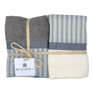 Biancoperla Set spugna 4 pezzi 2 Viso + 2 Ospite