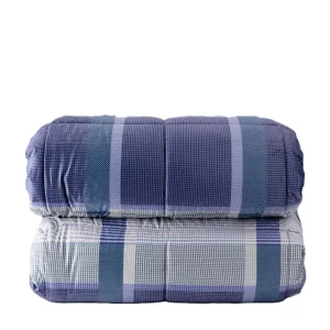 Riviera Trapunta Matrimoniale in Velluto Castiglione Blu