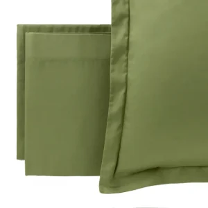 Reevèr Charme Completo Lenzuola Matrimoniale Raso di cotone Lichene- LN0259 2901