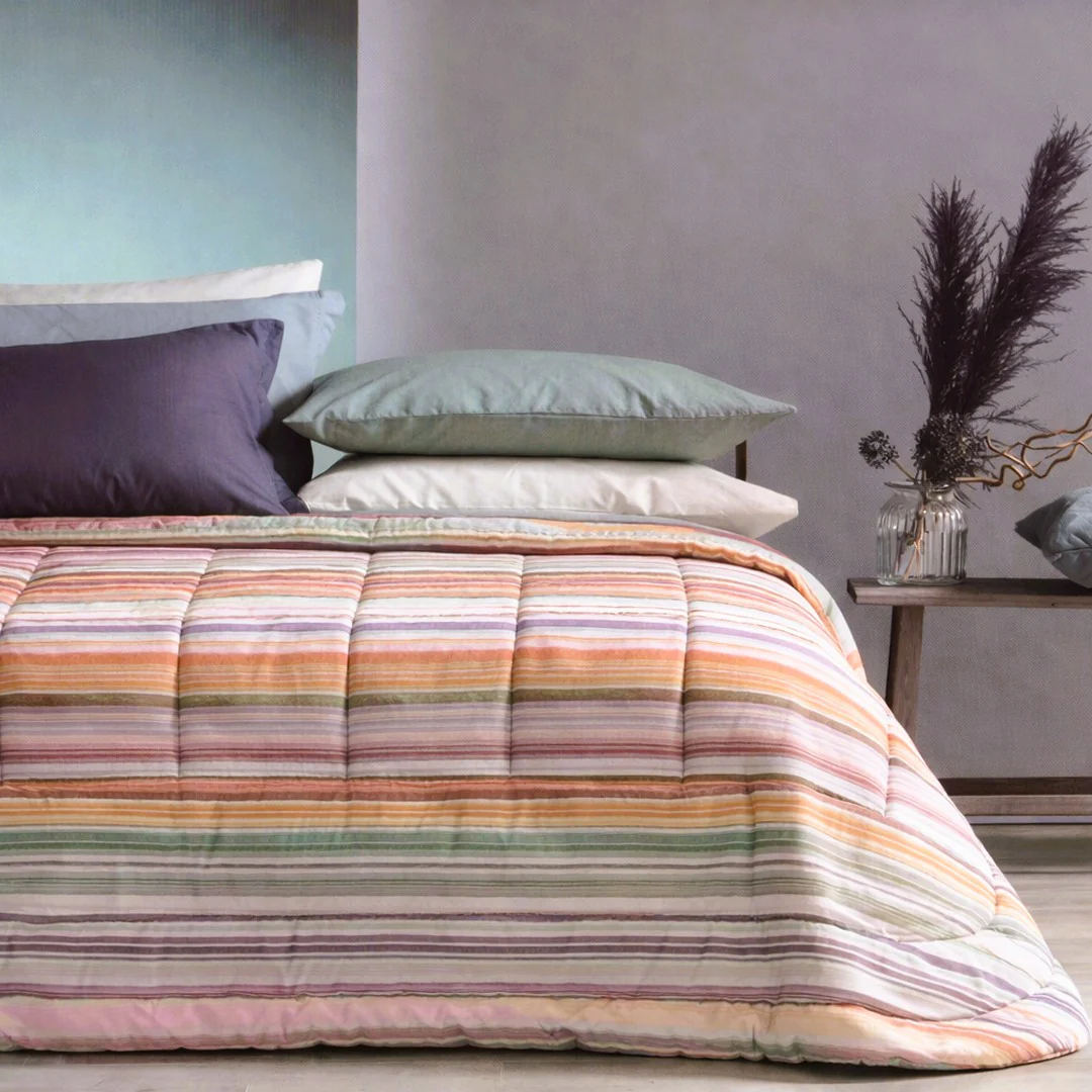 Riviera Trapunta Invernale  Piazza e Mezza Nara In Cotone - immagine 2