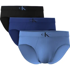 Calvin Klein  3 Pack Slip Uomo Graphic Monogram Cotton - LV00NB4471-TI8