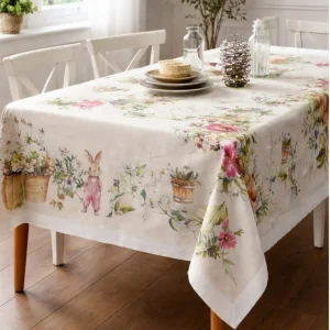 Linea Oro Tovaglia da Tavola Stampata in Cotone Sula