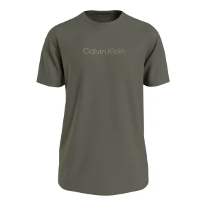 Calvin Klein BeachwearT-Shirt Uomo Crew Neck Logo Tee - KM0KM00960-PLI