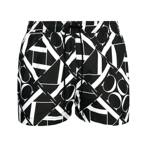 Calvin Klein Costume Uomo Beachwear Short Drawstring-Print - KM0KM00968-0GK