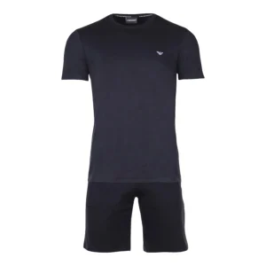 Emporio Armani Pigiama Uomo corto in cotone-112104 CS590 00135