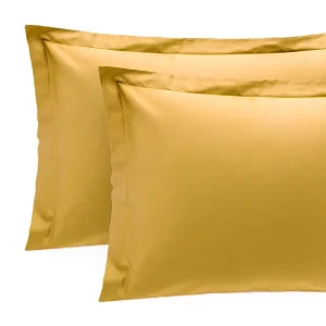 Reevèr Charme Coppia federe in raso di cotone Cumino