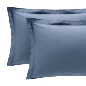 Reevèr Charme Coppia federe in raso di cotone Quarzo