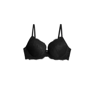 Ysabel Mora Reggiseno Donna Imbottito con ferretto Pizzo - 10134 - Nero