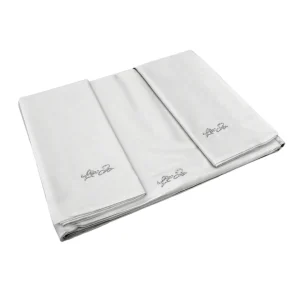 Liu Jo Completo lenzuola matrimoniale raso di cotone bianco Basico -LL2615 00069