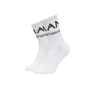 Emporio Armani Socks Set 2P Bianco Donna - 292303 4F227 00010