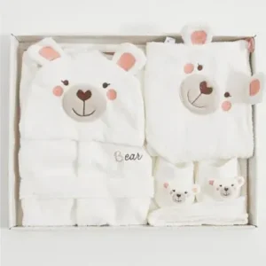 Gary Coordinato Spugna accappatoio, triangolo e ciabattine S7704-ORSO-UNICA