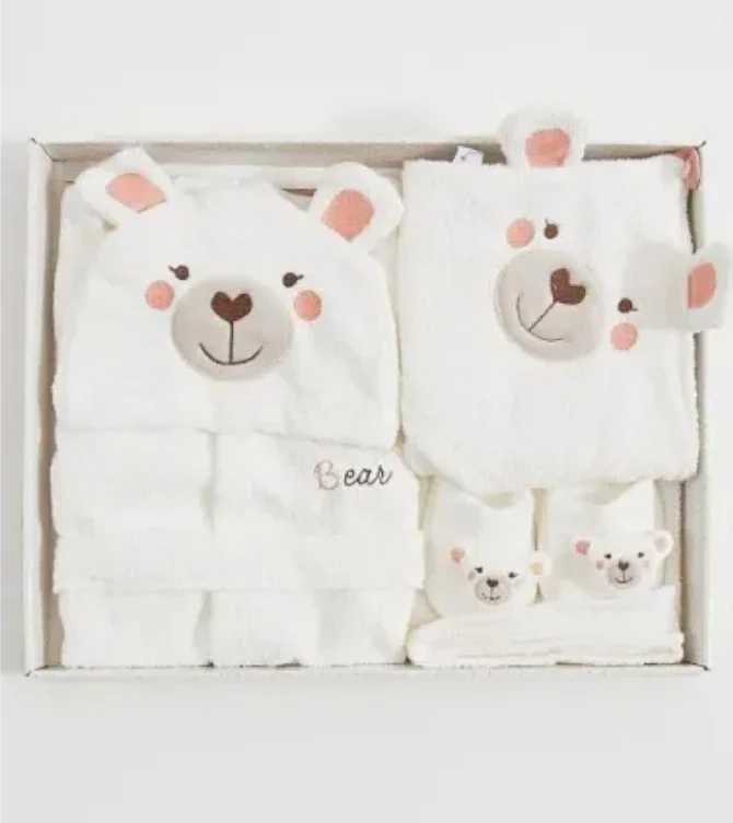 Gary Coordinato Spugna accappatoio, triangolo e ciabattine S7704-ORSO-UNICA - immagine 2