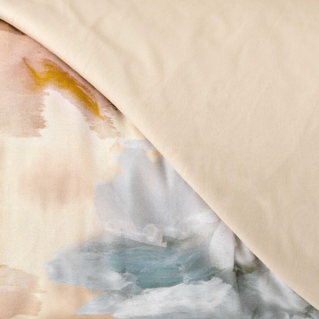 Lavinia Parure Copripiumino Percalle Stampa Digitale Beige - LF0712 0101 - immagine 3