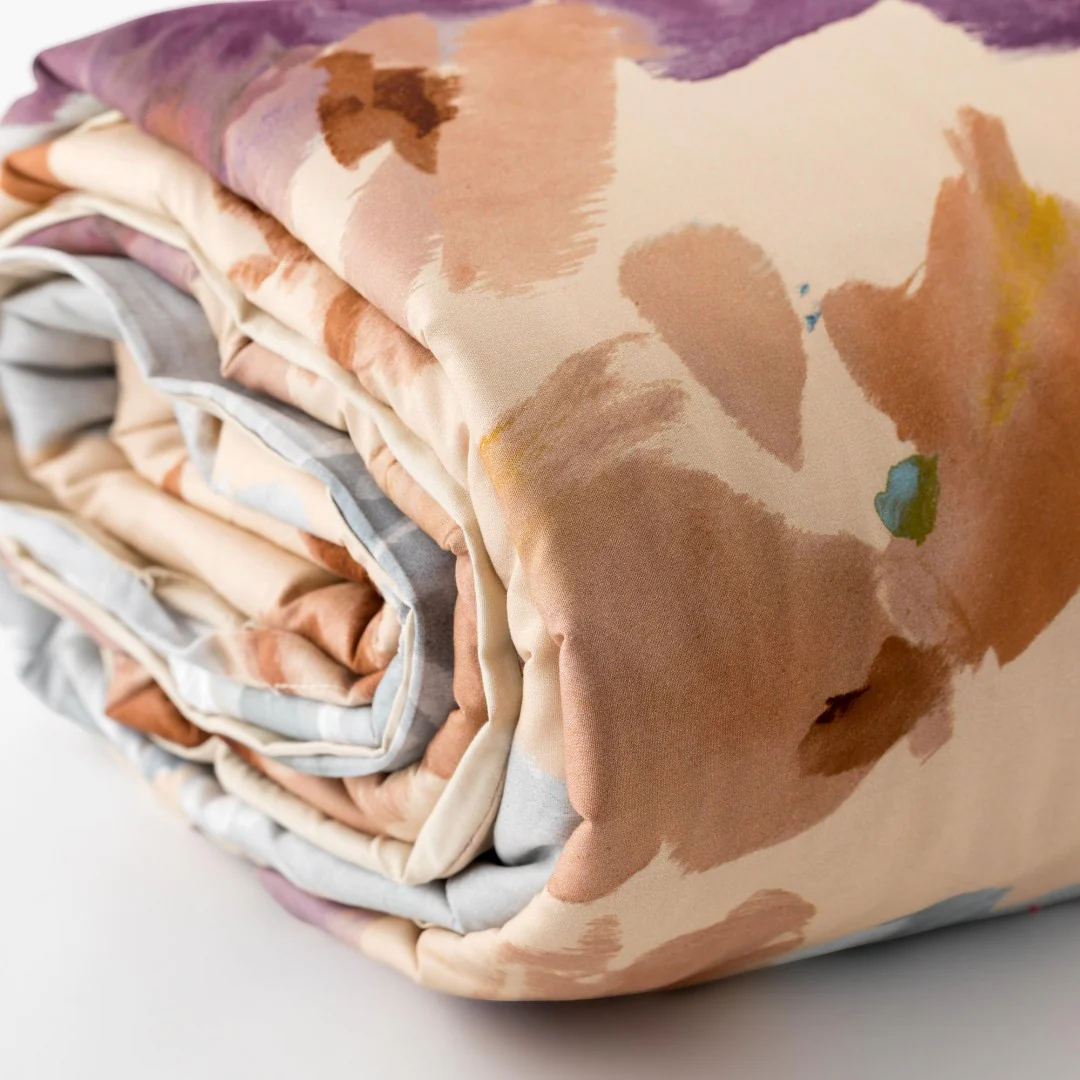 Lavinia Parure Copripiumino Percalle Stampa Digitale Beige - LF0712 0101 - immagine 4