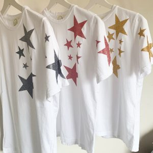 T-SHIRT BAMBINA STELLE GLITTER