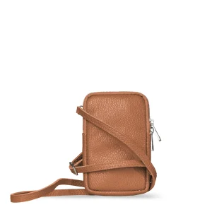 Borsa porta cellulare Leo unisex in vitello
