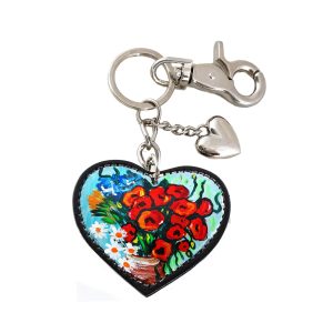 Portachiavi – Vaso con papaveri ed altri fiori di campo di Van Gogh